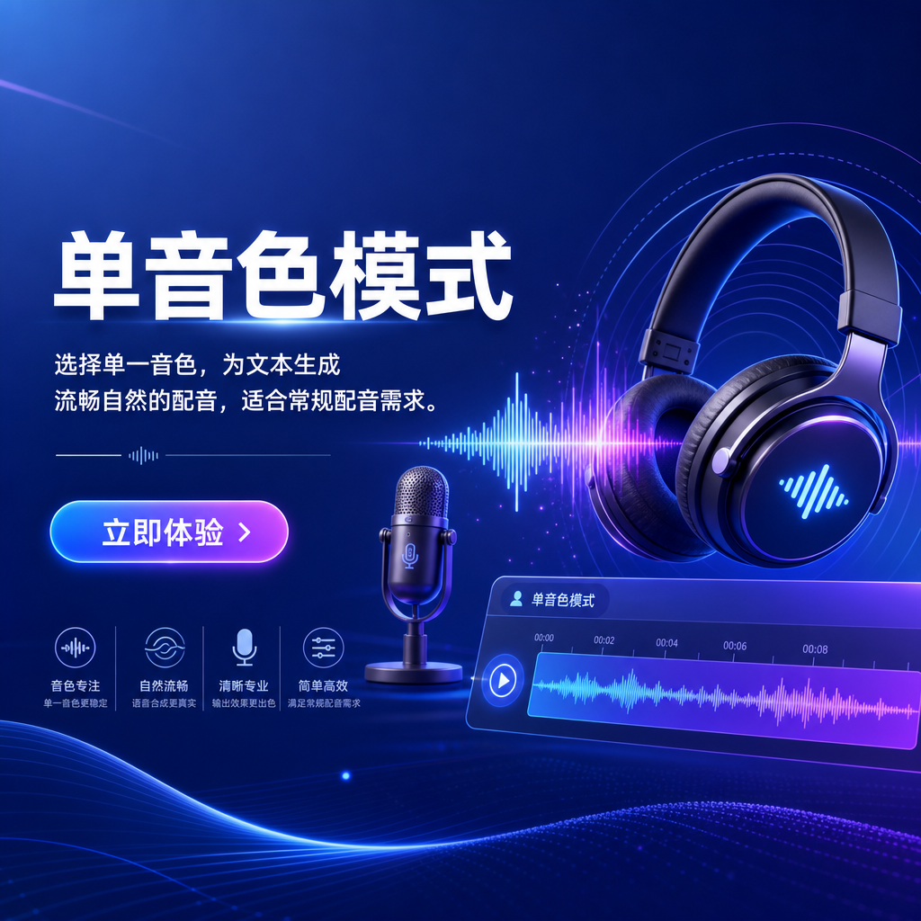单音色模式